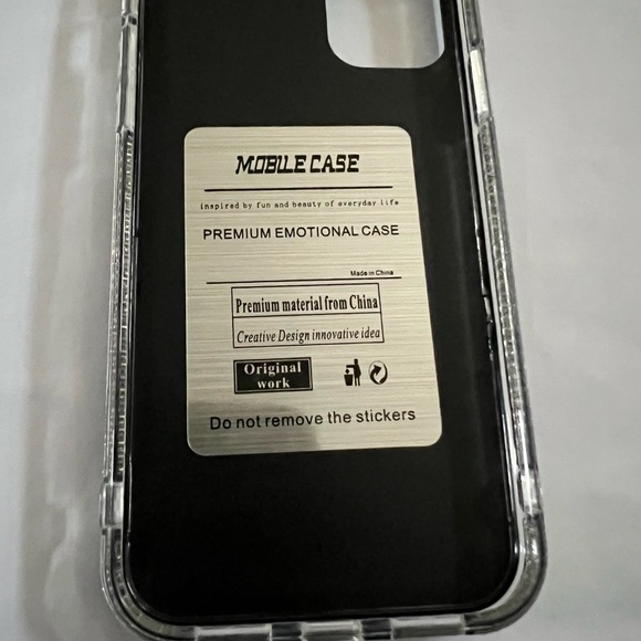 Flowers glitter Apple IPhone 11 Case - Picture 2 of 3